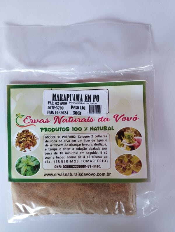 Marapuama em Pó 30g