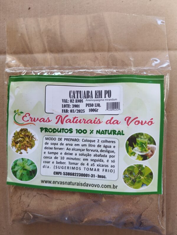 Catuaba Em Pó 100gr